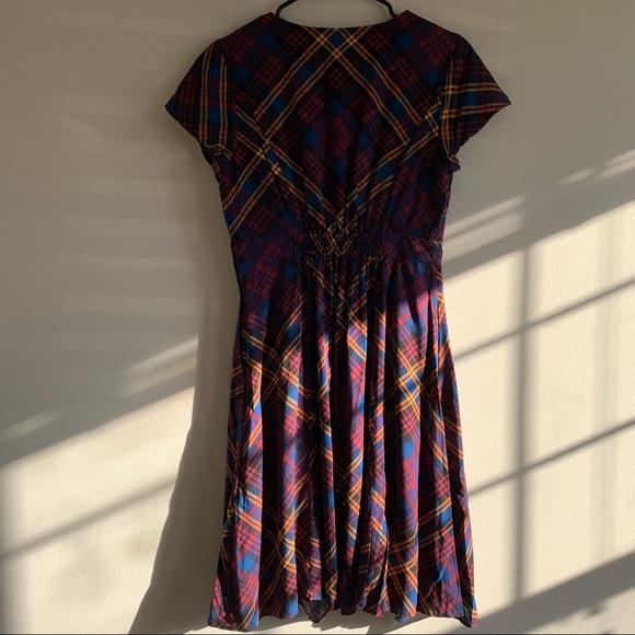 ModCloth Sentimental Special Button front Plaid dress - Picture 8 of 11